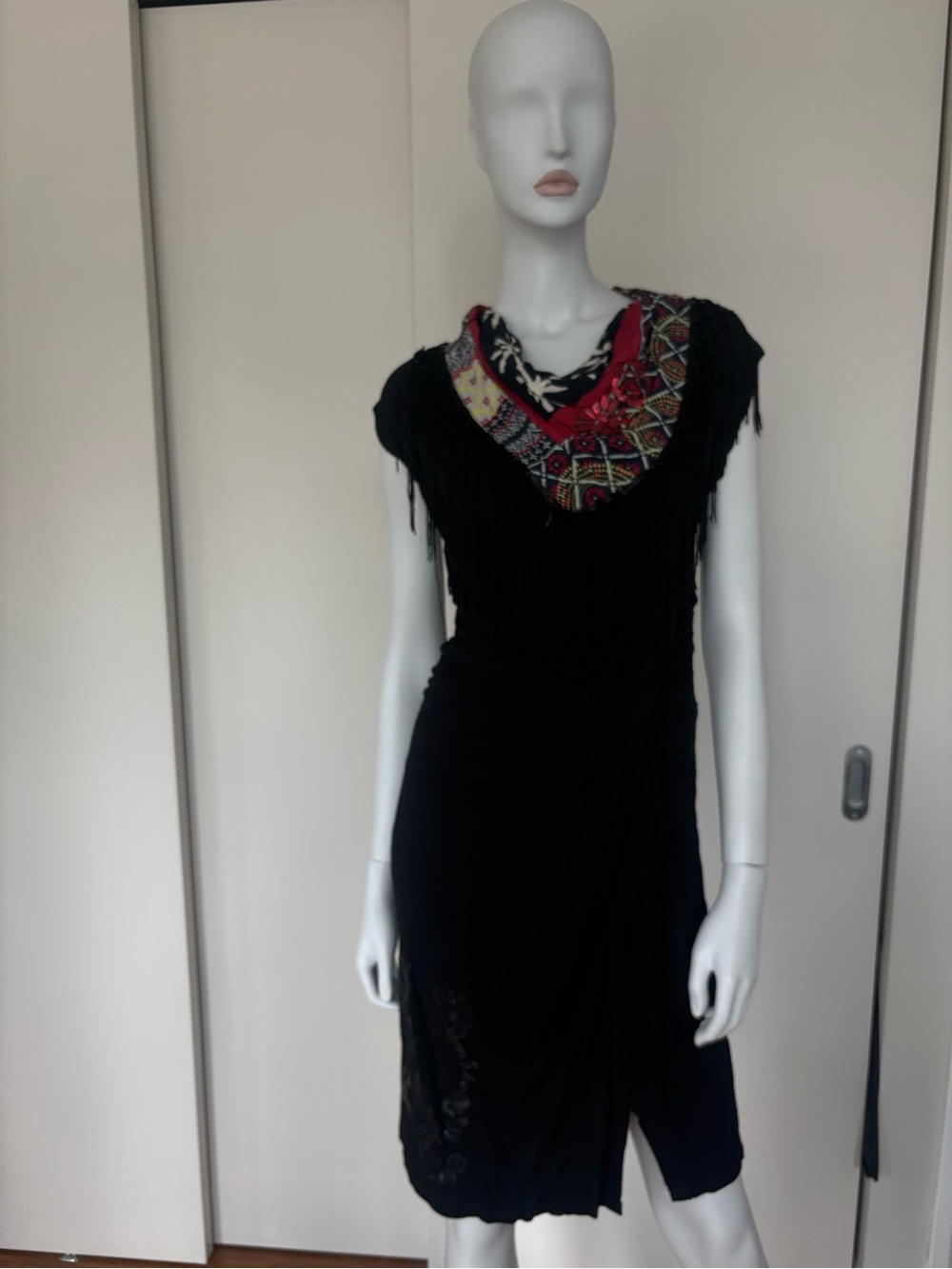 Desigual Black Midi Dress - Picture 3 of 7